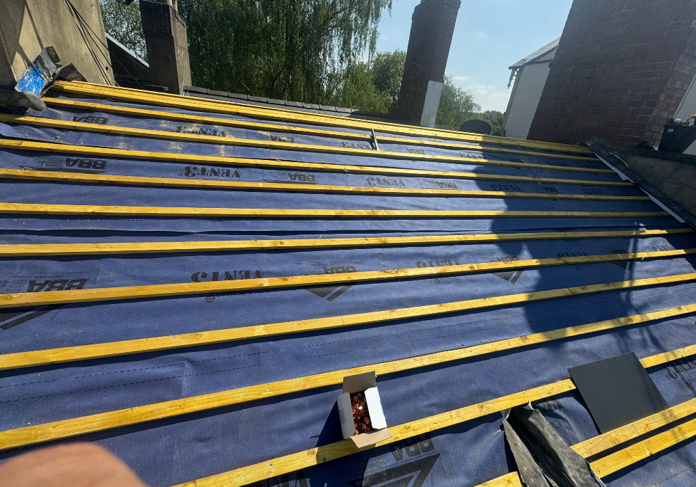 Rear Roof Replacement in Cheltenham Home After Water Leak