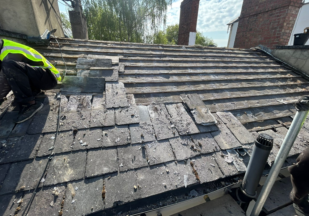 Roof Replacement in Cheltenham Townhouse Following Bedroom Leak