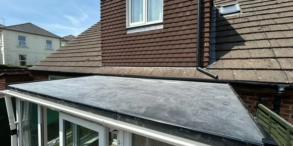Conservatory Roof Replaced With a Solid EPDM Rubber Roof in Cheltenham