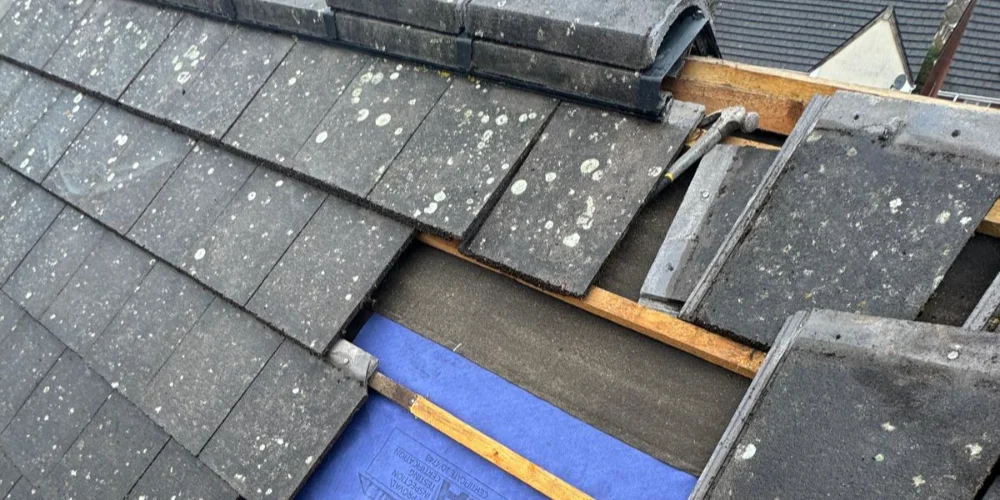 Flute Removal and Roof Repair in Cheltenham